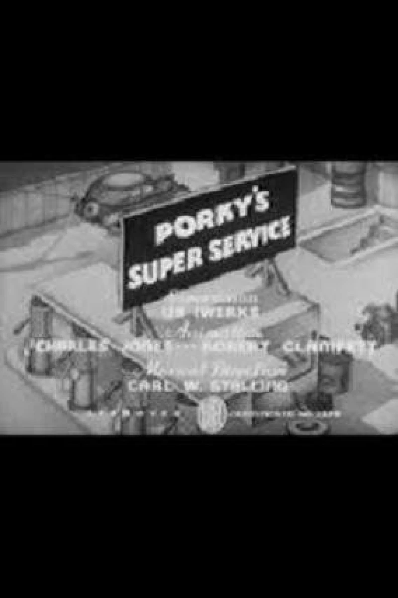 Porky's Super Service Juliste