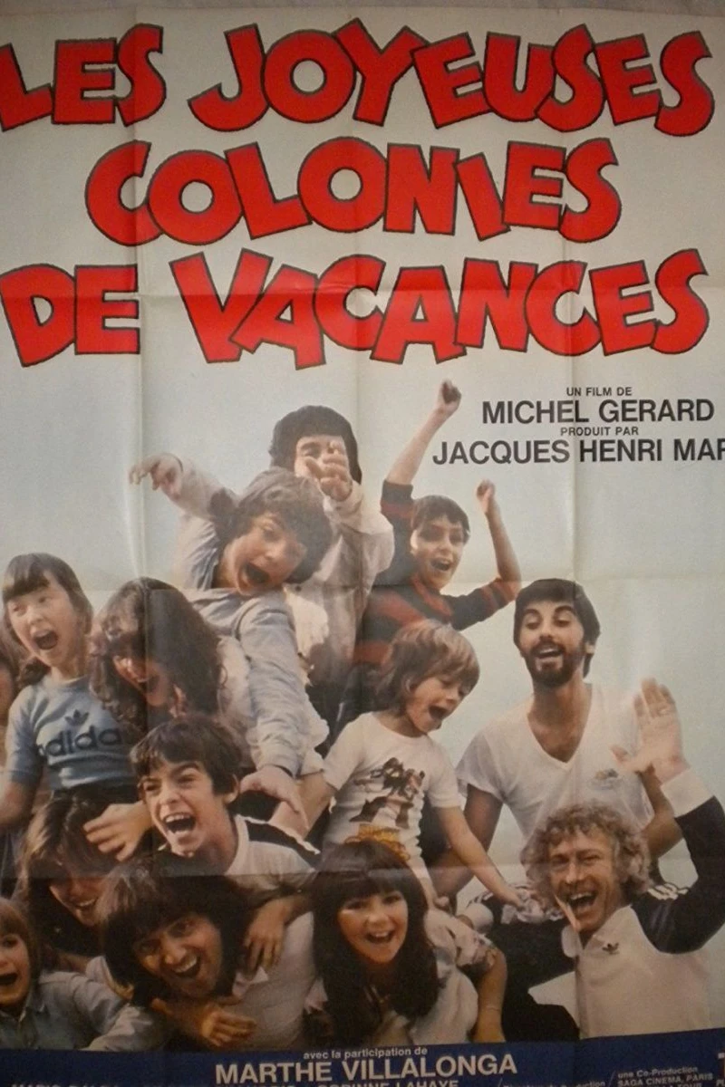 Les joyeuses colonies de vacances Juliste