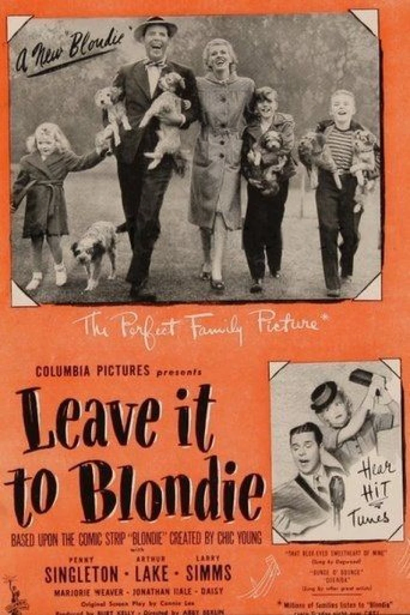 Leave It to Blondie Juliste