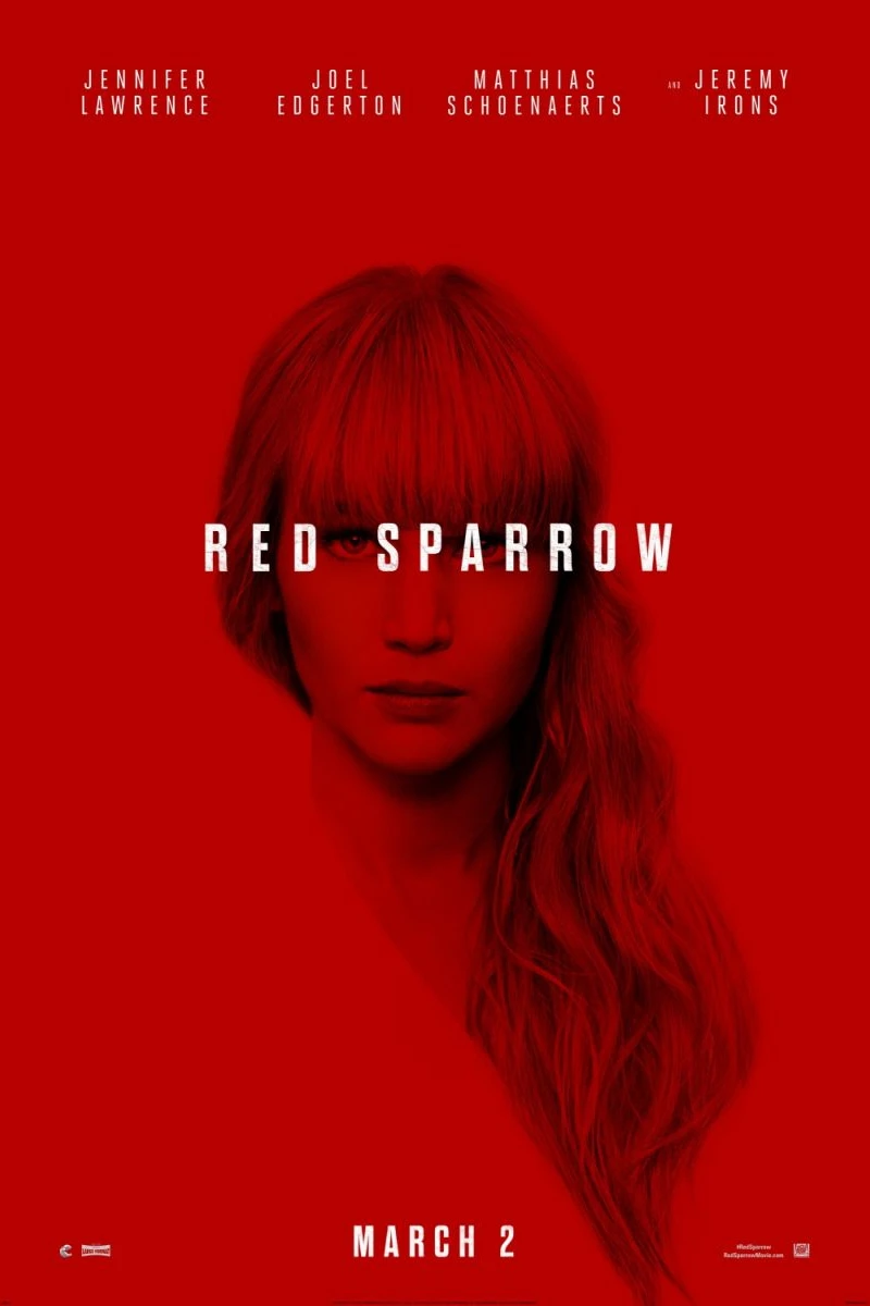 Red Sparrow Juliste