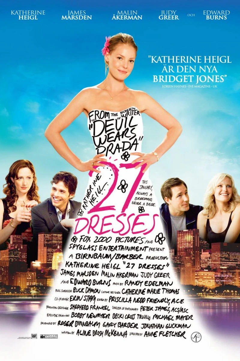 27 dresses - Hääkuumetta Juliste