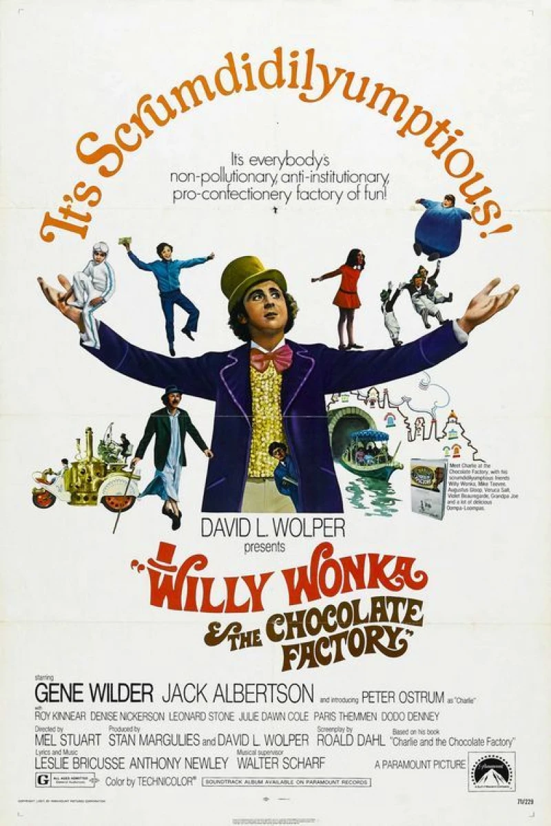 Willy Wonka the Chocolate Factory Juliste