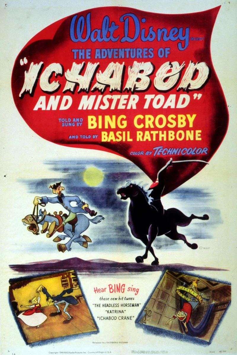 The Adventures of Ichabod and Mr. Toad Juliste