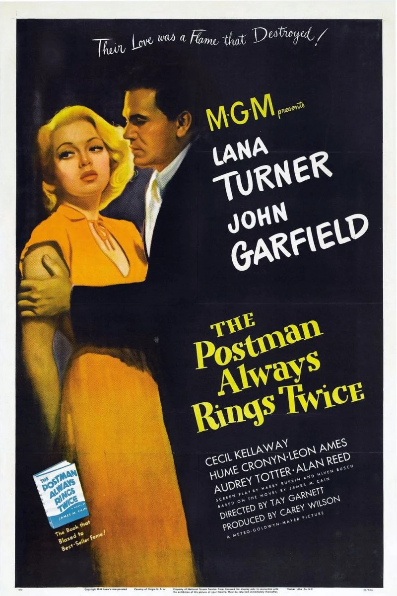 The Postman Always Rings Twice Juliste