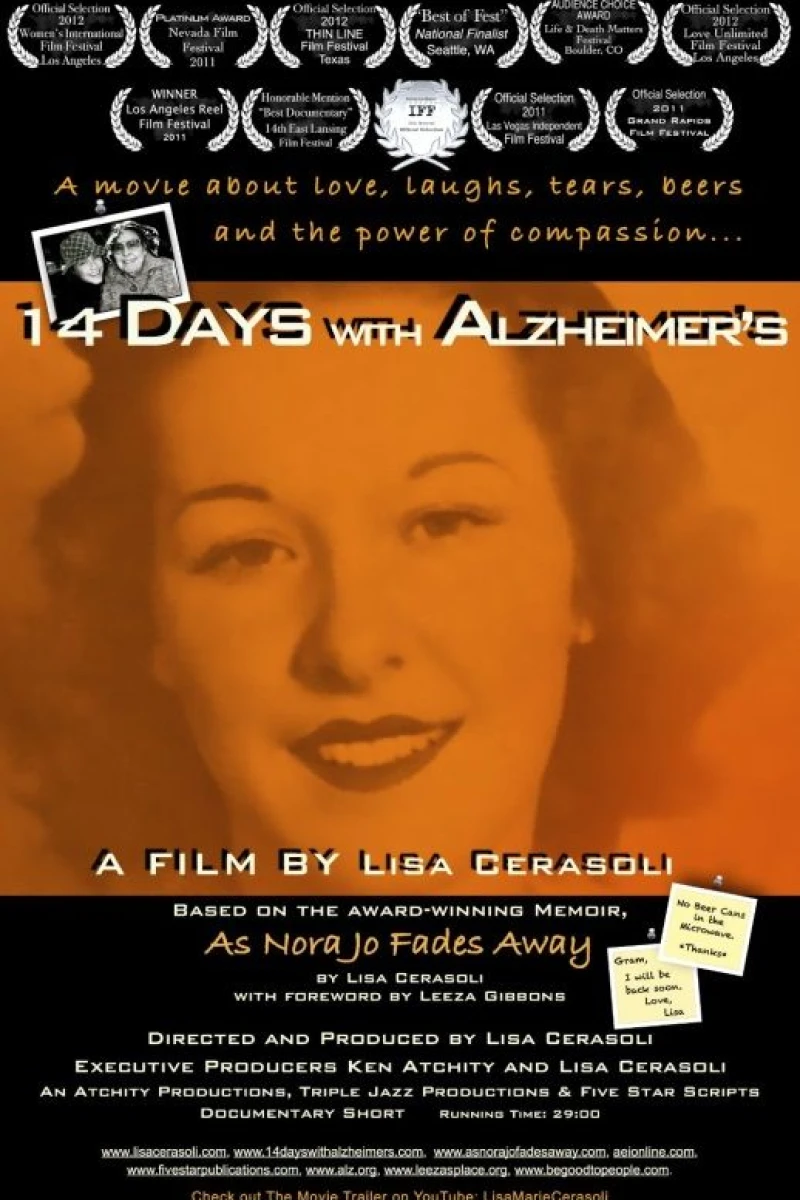 14 DAYS with Alzheimer's Juliste