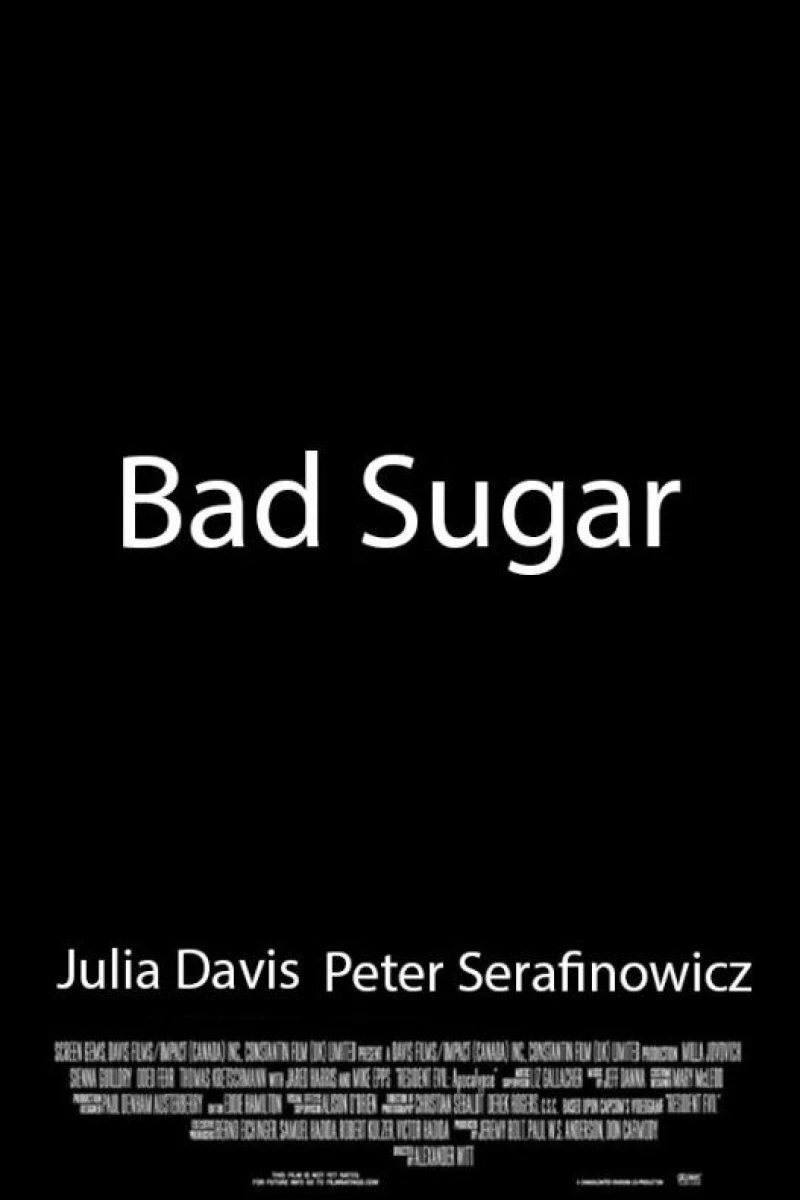 Bad Sugar Juliste