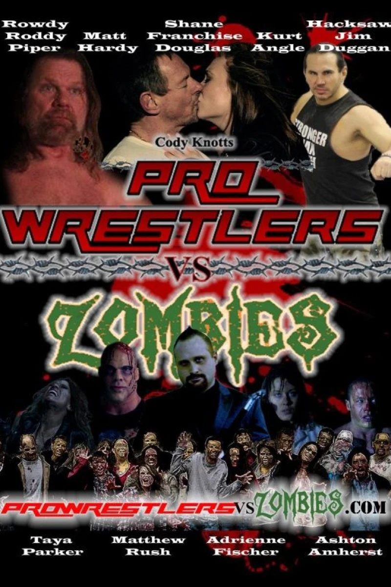 Pro Wrestlers vs Zombies Juliste