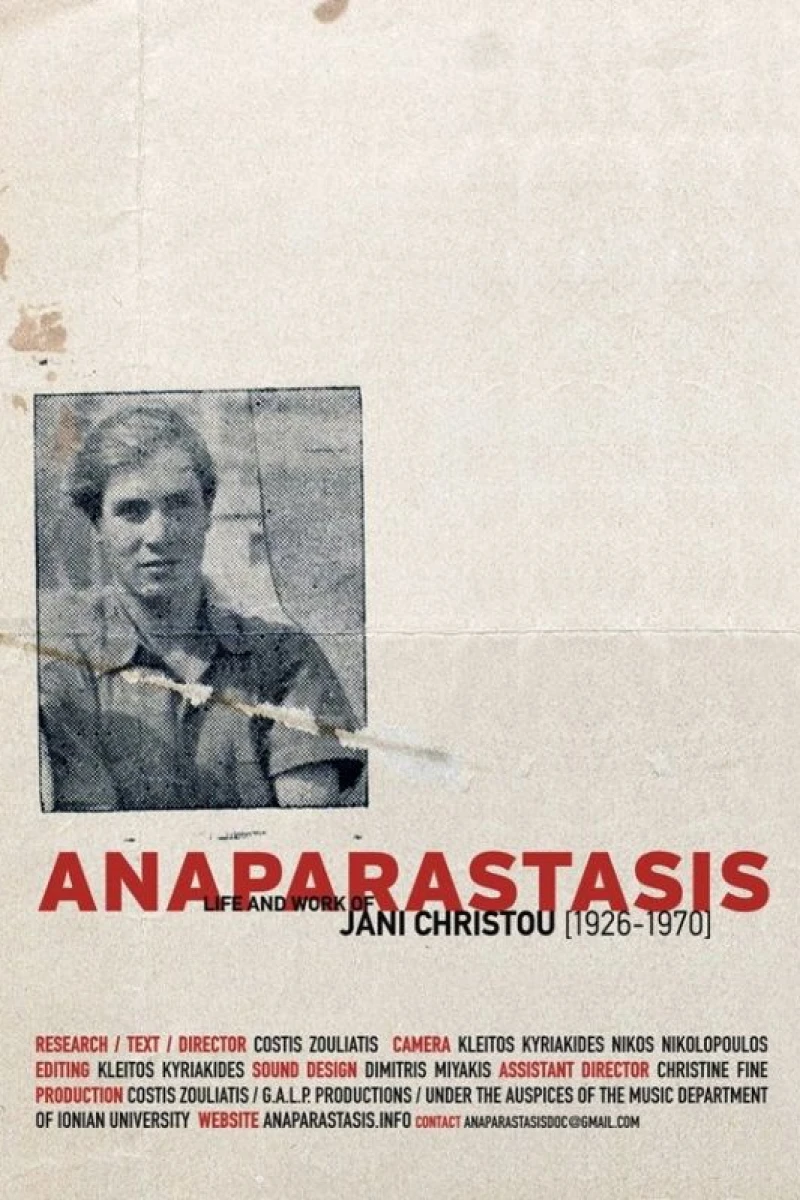 Anaparastasis: Life Work of Jani Christou (1926-1970) Juliste