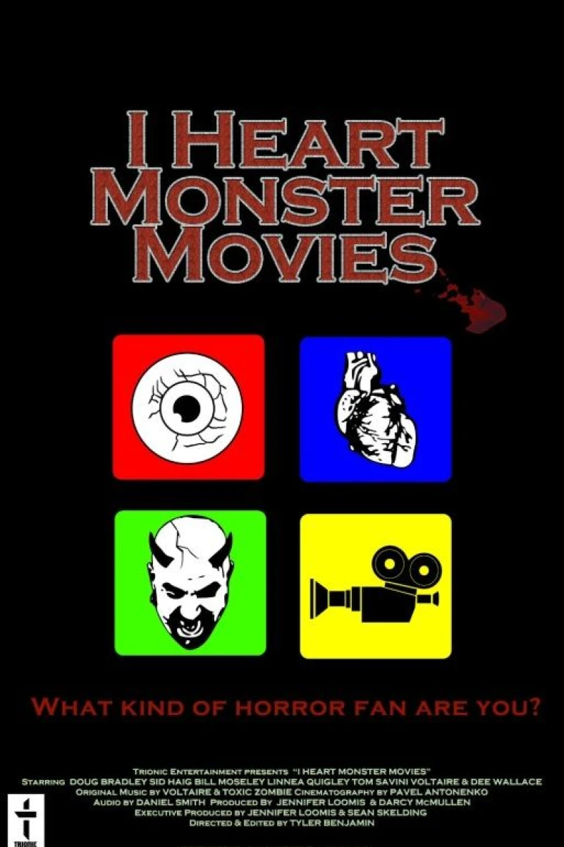 I Heart Monster Movies Juliste