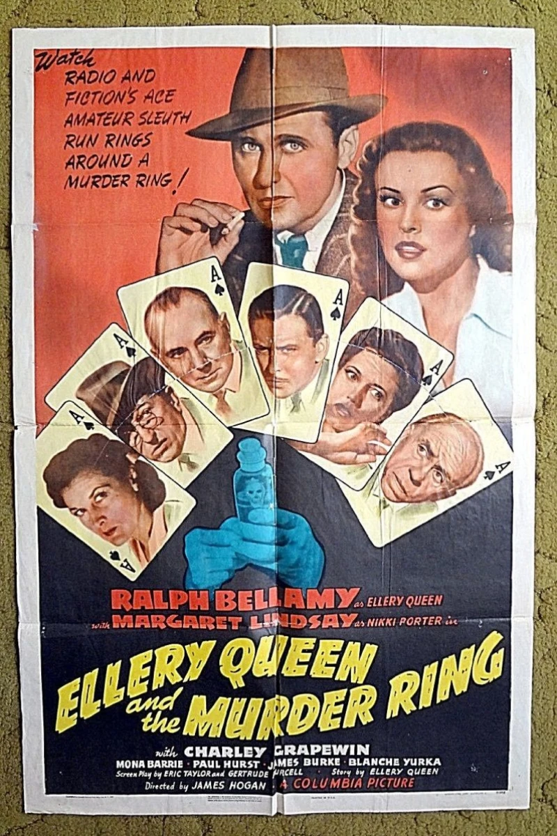 Ellery Queen and the Murder Ring Juliste