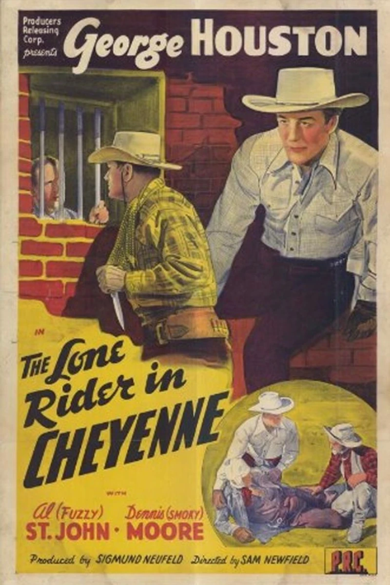 The Lone Rider in Cheyenne Juliste