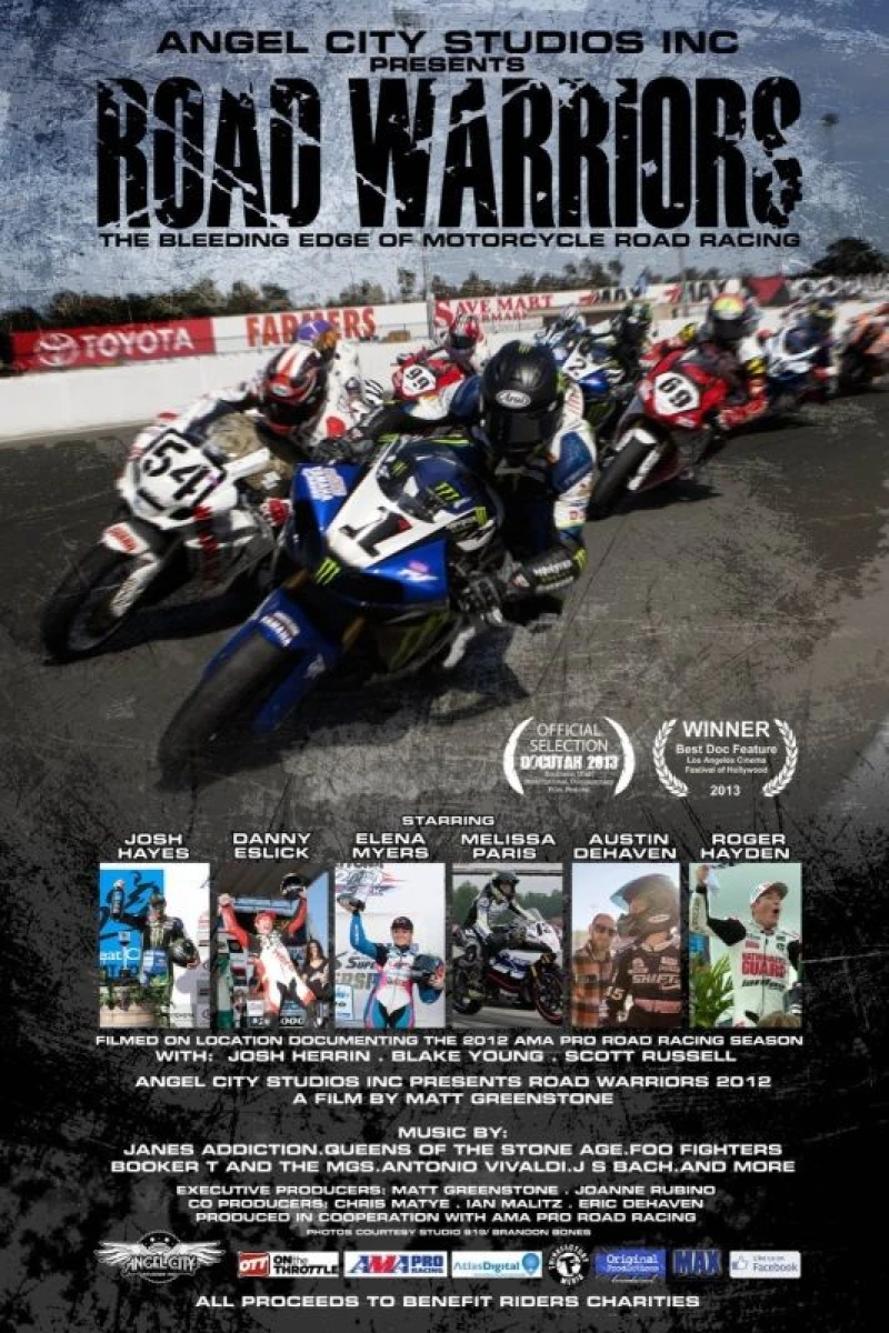 Road Warriors: The Bleeding Edge of Motorcycle Racing Juliste