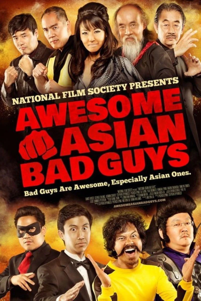 Awesome Asian Bad Guys Juliste