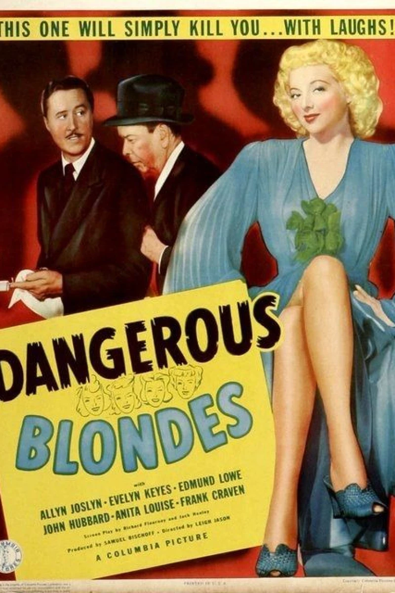 Dangerous Blondes Juliste